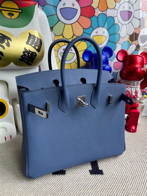 hermes bleu brighton 7e|Hermes Birkin Brighton Blue .